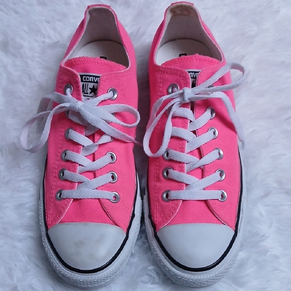 Converse Shoes - Converse All Star Neon Pink Casual Streetwear Canvas Sneakers